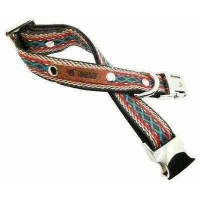 Designer Paws: Stylish Handcrafted Cotton Dog Collar for Medium Dogs