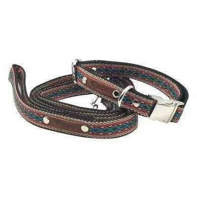 Designer Paws: Stylish Handcrafted Cotton Dog Collar for Medium Dogs