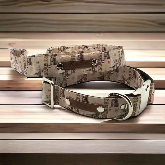Practical Pup Couture Glam Collar Set for Big Dogs